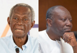 L-R: Kwame Pianim and Ken Ofori-Atta