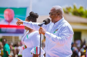 Mahama also criticized the president for abandoning a hospital project