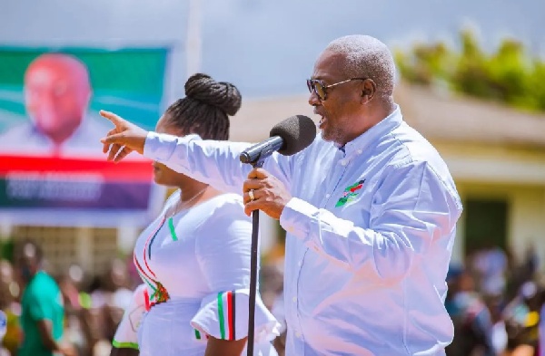 Mahama also criticized the president for abandoning a hospital project