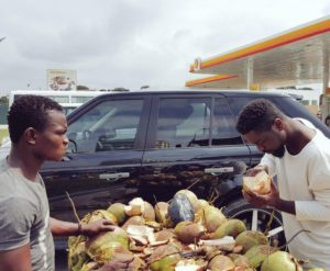 Coconut sellers recording high sales in Tema due to dry season
