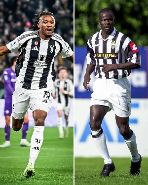 Khephren Thuram and Lilian Thuram