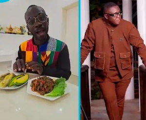 Okyeame Kwame and Oheneba Jude