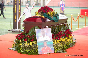 Final funeral rites of the late Raphael Dwamena