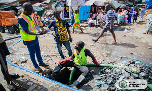 Asare criticized traders, especially those selling second-hand items