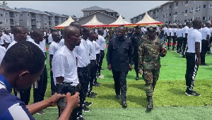 The four-day training marks the first phase of a nationwide plan to deploy 2,000 guards