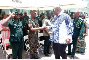 Henry Quartey reminded officers of their duty to serve God and country