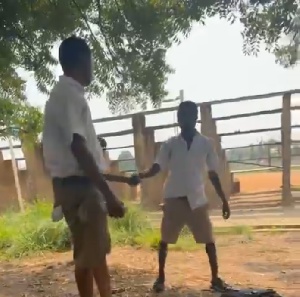 The school has handed over the student who carried out the flogging to police