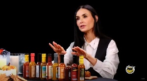 Demi Moore on 'Hot Ones'
