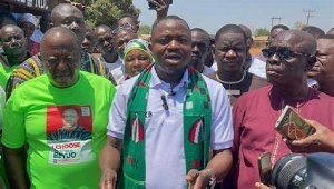 Prof. Titus Beyuo, the NDC’s Parliamentary Candidate for Lambussie