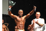 Thomas Tusore with a trophy
