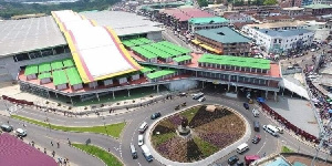 The Kejetia Market in Kumasi, Ashanti Region