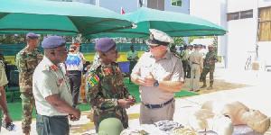 The official handover ceremony took place on April 18 at the Burma Camp in Accra