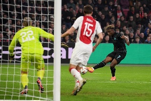 AMSTERDAM, NETHERLANDS -DECEMBER 12: Fisayo Dele-Bashiru
