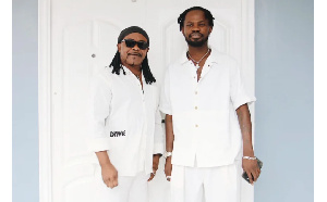 Nana Acheampong with Fameye