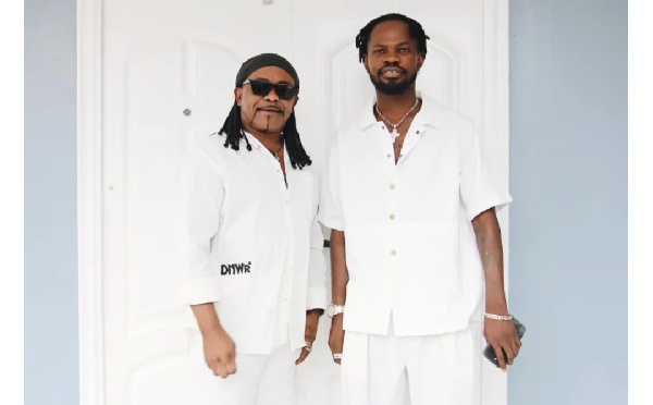 Nana Acheampong with Fameye