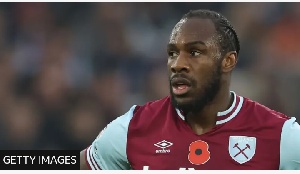 Jamaica striker Michail Antonio is West Ham's record goalscorer in the Premier League