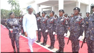 IGP Dampare urged officers to uphold democratic values and remain impartial in their duties