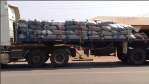 Truck carrying over 150 bags of cocoa intercepted by police at Gulumpe