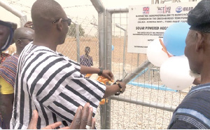 Communities hosting Burkinabe asylum seekers have received solar-powered mechanized boreholes