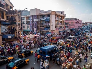 Makola market in Accra