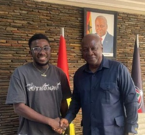 Kalyjay meets John Mahama