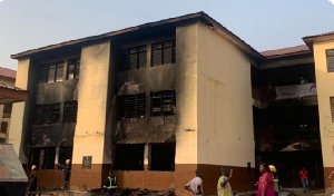 Dr. Eric Nkansah described the fire as devastating