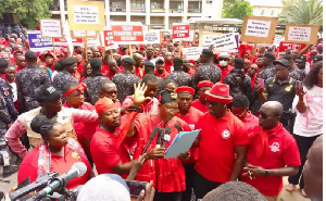 Close to 100 Police officers were deployed to keep the protesters