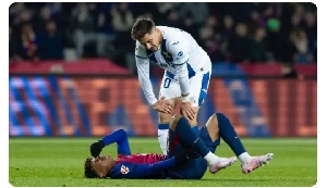 Barcelona have confirmed an ankle injury to Lamine Yamal following their defeat to Leganes