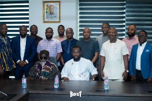 Chief Imam visits BOST to congratulate new CEO Afetsi Awoonor