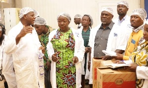 Elizabeth Ofosu-Adjare, Minister of Trade, Agribusiness & Industry, visited GIHOC Distilleries